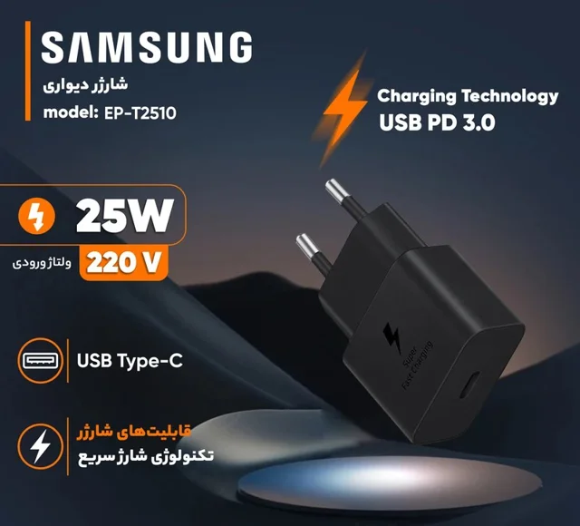 Samsung 25W Wall Charger (Model EP-T2510)