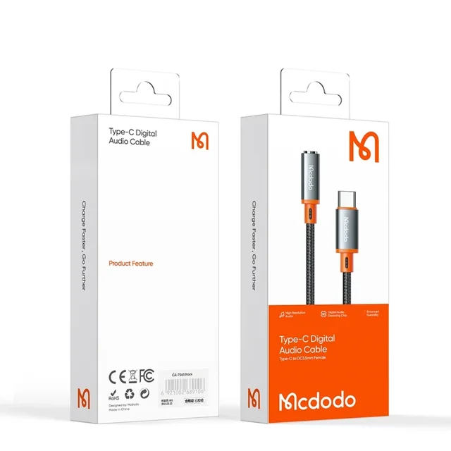 Mcdodo USB-C to 3.5mm Jack Adapter (Model CA-7561)