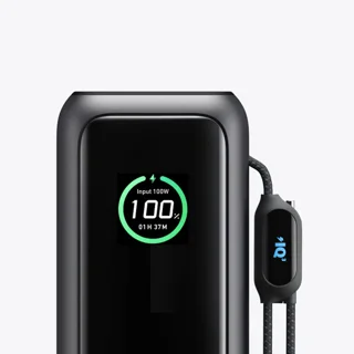 پاوربانک 100 وات انکر مدل A1695 ظرفیت 25000 میلی آمپر ساعت به همراه دو کابل USB-C 102926174