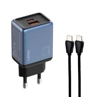 شارژر دیواری 45 وات الدینیو مدل Q12 به همراه کابل USB-C 102983762