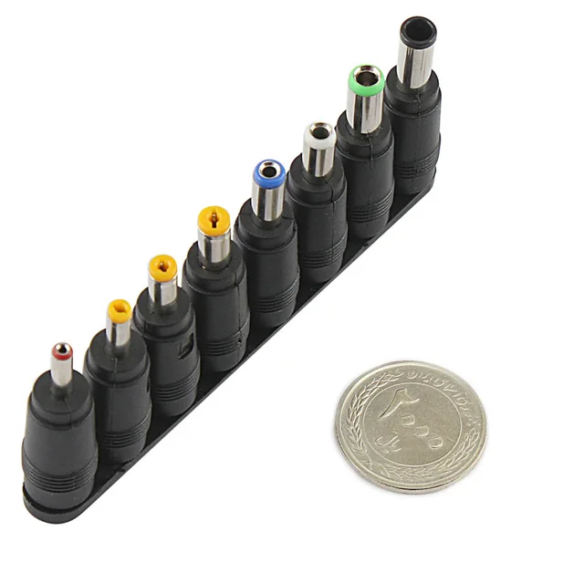 فیش تبدیل آداپتور مدل 5.5mm مجموعه 8 عددی 102907093