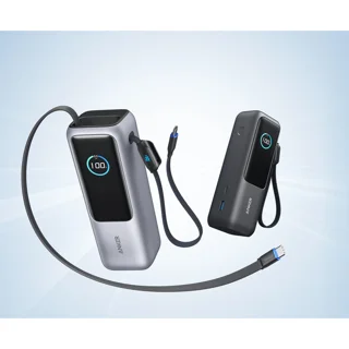 پاوربانک 100 وات انکر مدل A1695 ظرفیت 25000 میلی آمپر ساعت به همراه دو کابل USB-C 102926176