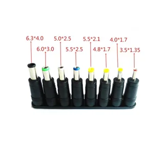فیش تبدیل آداپتور مدل 5.5mm مجموعه 8 عددی 102907088