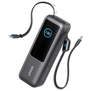 پاوربانک 100 وات انکر مدل A1695 ظرفیت 25000 میلی آمپر ساعت به همراه دو کابل USB-C 102926073