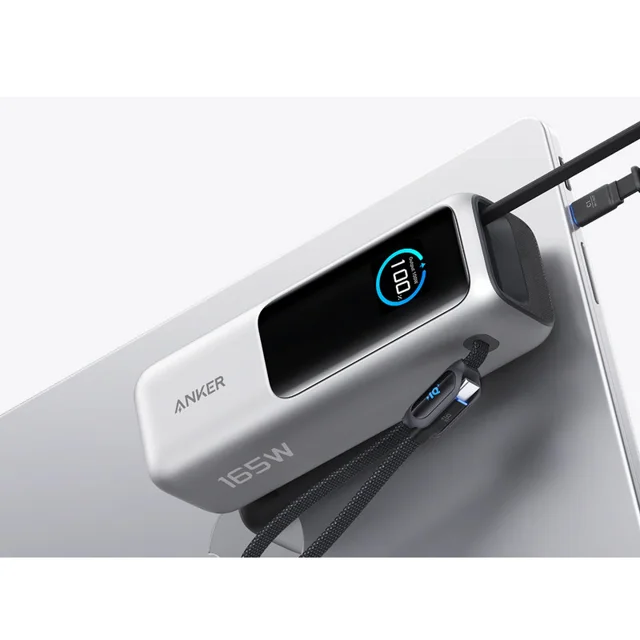 پاوربانک 100 وات انکر مدل A1695 ظرفیت 25000 میلی آمپر ساعت به همراه دو کابل USB-C 102926087
