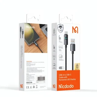 کابل تبدیل USB به USB-C مک دودو مدل CA-652 طول 1.2 متر